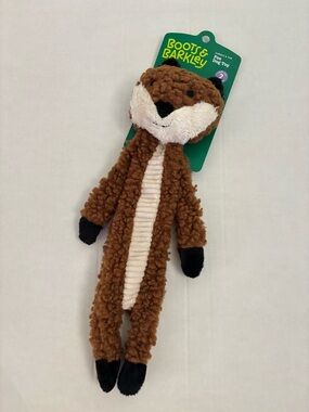 New! Boots & Barkley Cuddle & Tug Fox Dog Toy For Nibblers